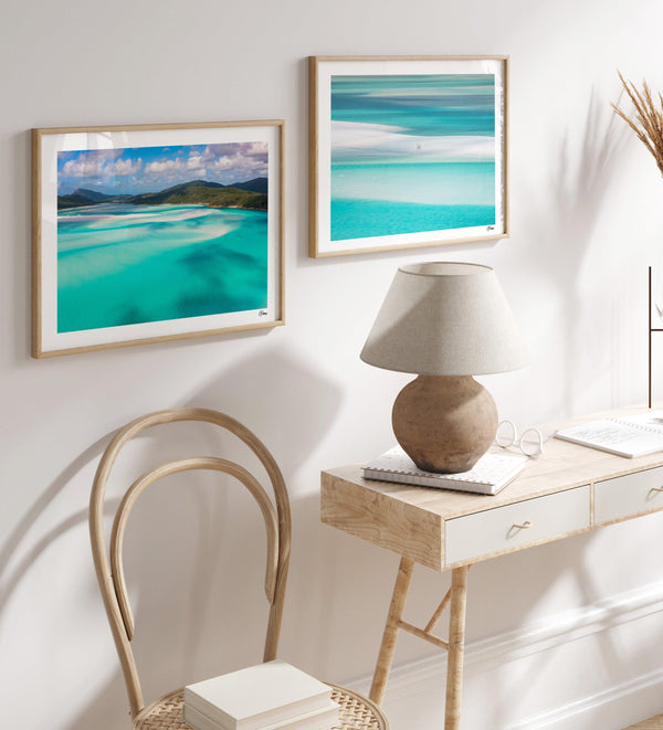 Turquoise Drift - Hill Inlet - Whitsundays Wall Art Print - Australia Unseen