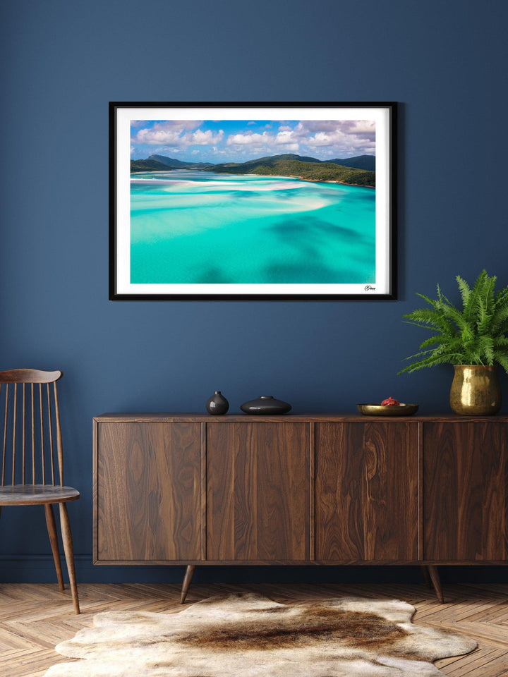 Turquoise Drift – Hill Inlet – Whitsundays Wall Art Print - Australia Unseen