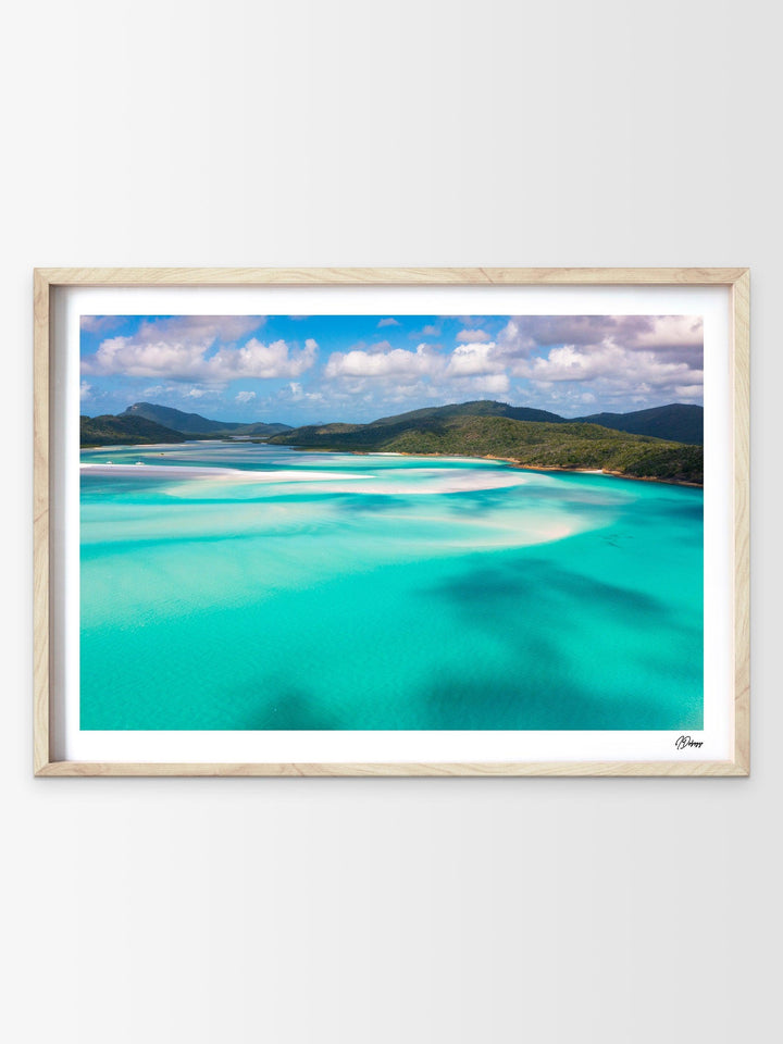 Turquoise Drift – Hill Inlet – Whitsundays Wall Art Print - Australia Unseen
