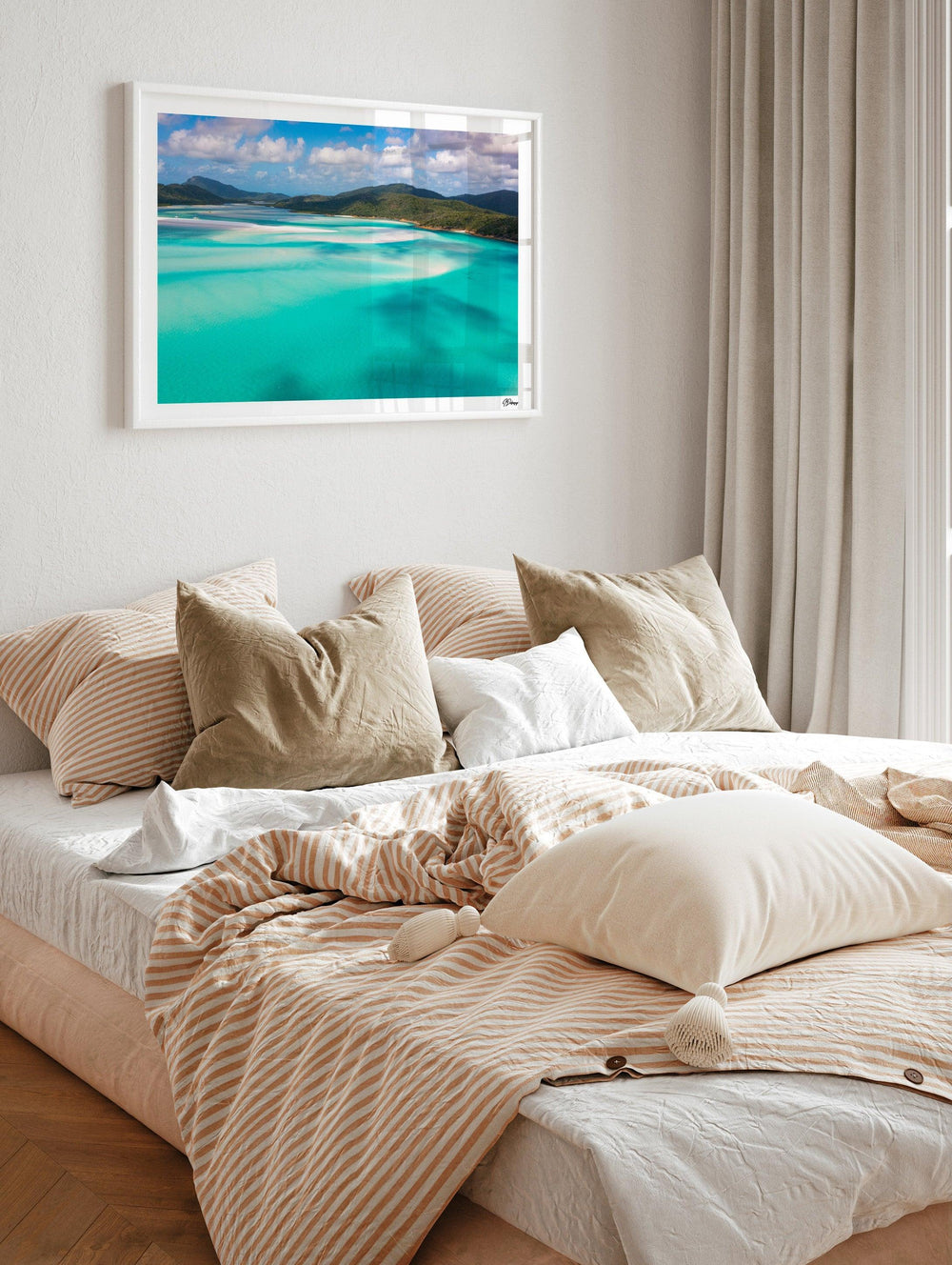 Turquoise Drift – Hill Inlet – Whitsundays Wall Art Print - Australia Unseen