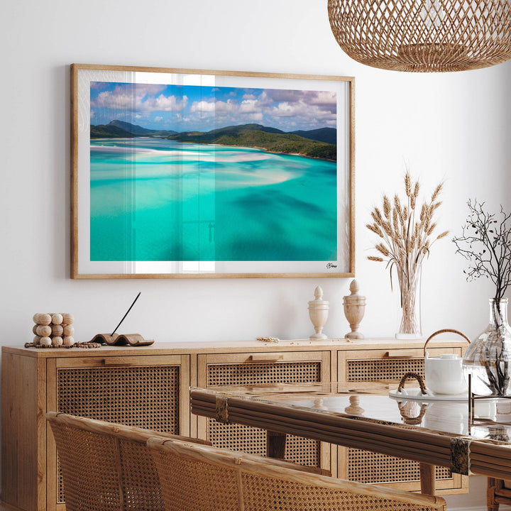 Turquoise Drift – Hill Inlet – Whitsundays Wall Art Print - Australia Unseen