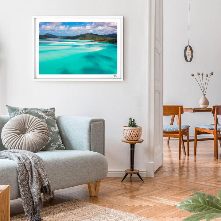 Turquoise Drift – Hill Inlet – Whitsundays Wall Art Print - Australia Unseen