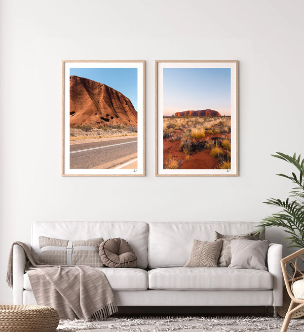 Uluru Road 01 - Wall Art Print - Australia Unseen