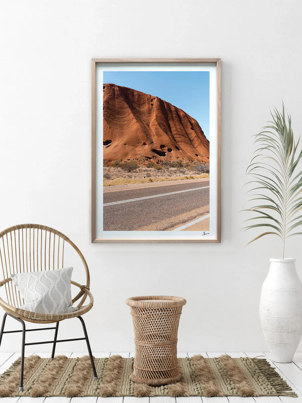 Uluru Road 01 - Wall Art Print - Australia Unseen