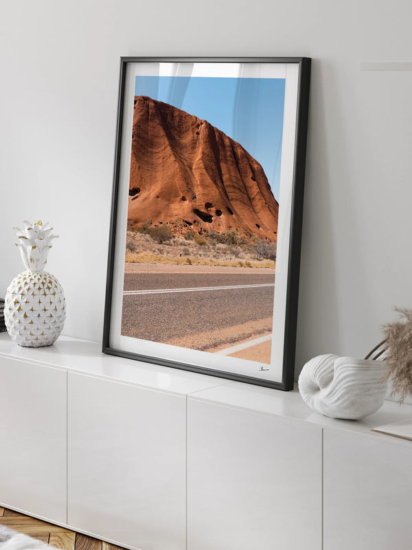 Uluru Road 01 - Wall Art Print - Australia Unseen