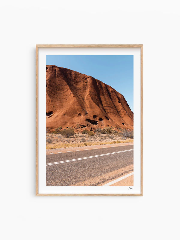 Uluru Road 01 - Wall Art Print - Australia Unseen
