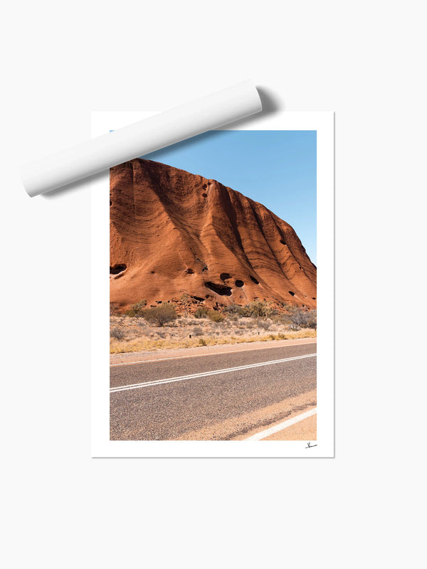 Uluru Road 01 - Wall Art Print - Australia Unseen