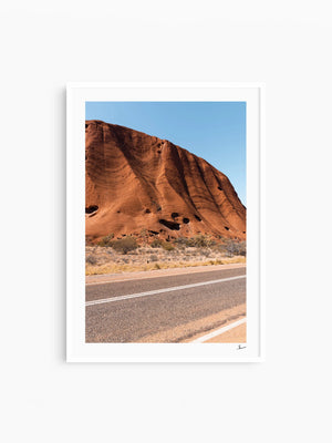 Uluru Road 01 - Wall Art Print - Australia Unseen
