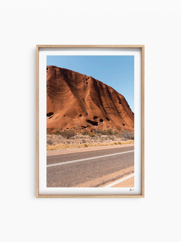 Uluru Road 01 - Wall Art Print - Australia Unseen