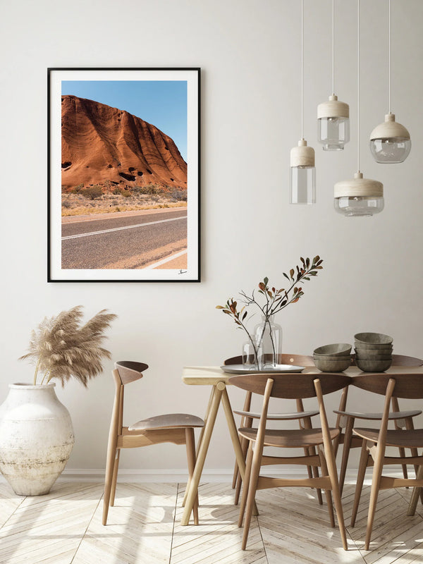 Uluru Road 01 - Wall Art Print - Australia Unseen