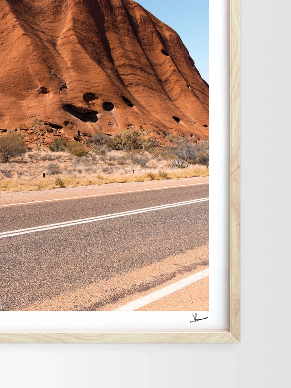 Uluru Road 01 - Wall Art Print - Australia Unseen