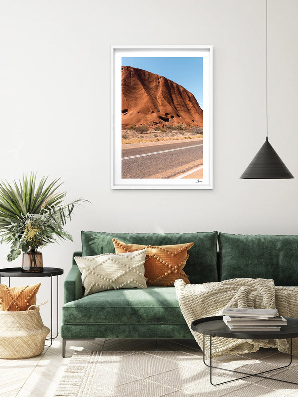 Uluru Road 01 - Wall Art Print - Australia Unseen