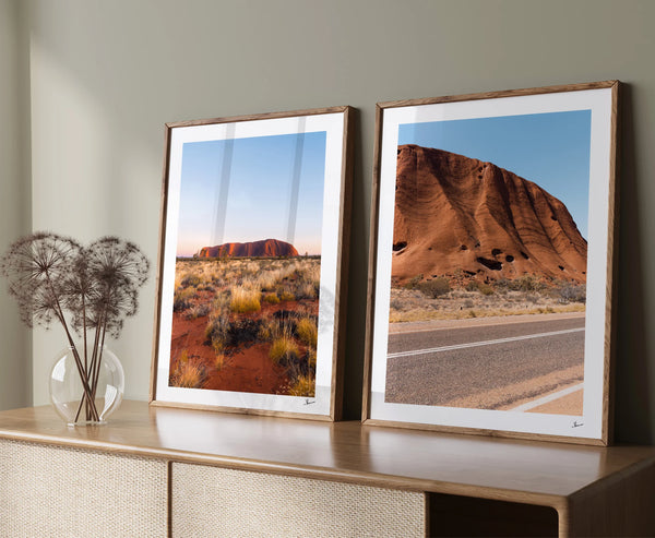 Uluru Road 01 - Wall Art Print - Australia Unseen
