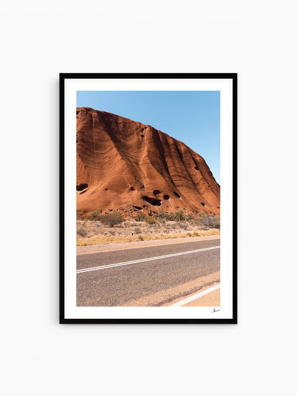 Uluru Road 01 - Wall Art Print - Australia Unseen