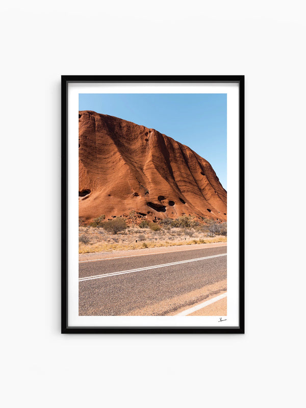 Uluru Road 01 - Wall Art Print - Australia Unseen