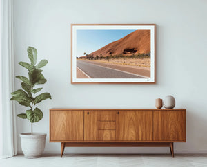 Uluru Road 02 - Wall Art Print - Australia Unseen