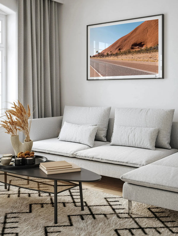 Uluru Road 02 - Wall Art Print - Australia Unseen