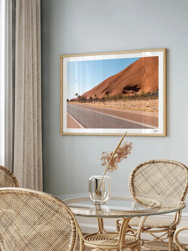 Uluru Road 02 - Wall Art Print - Australia Unseen