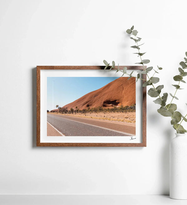 Uluru Road 02 - Wall Art Print - Australia Unseen
