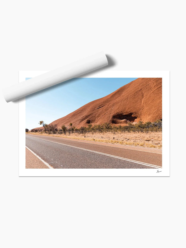 Uluru Road 02 - Wall Art Print - Australia Unseen