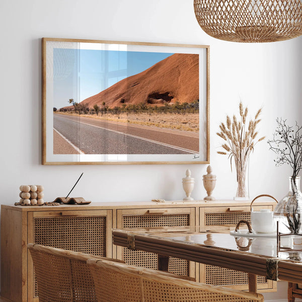 Uluru Road 02 - Wall Art Print - Australia Unseen