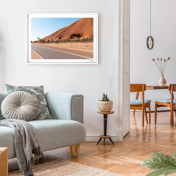 Uluru Road 02 - Wall Art Print - Australia Unseen