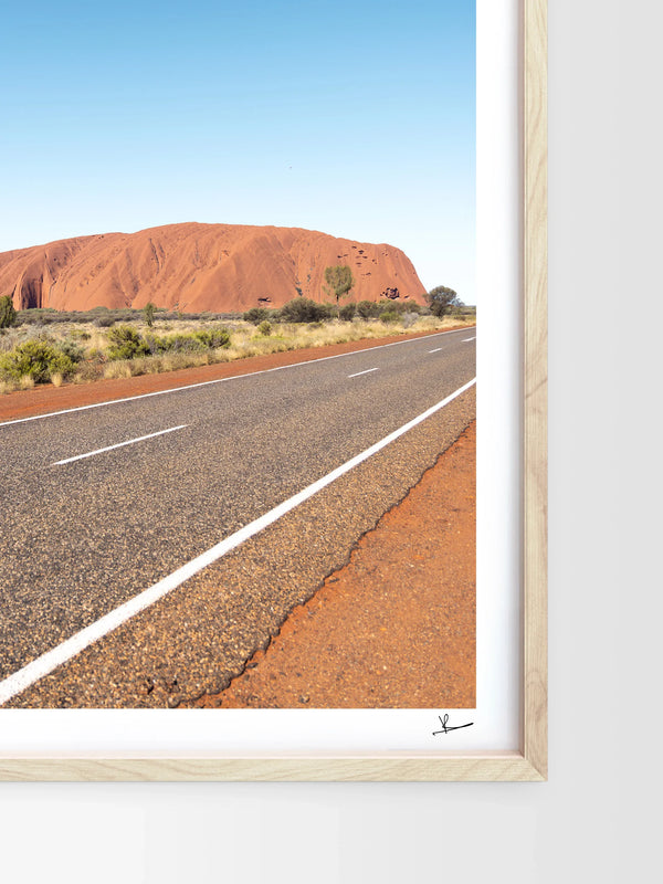 Uluru Road 03 - Wall Art Print - Australia Unseen
