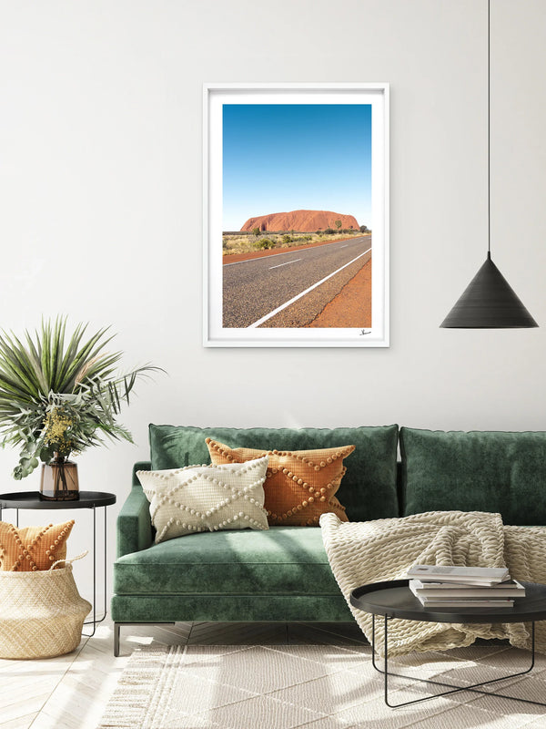 Uluru Road 03 - Wall Art Print - Australia Unseen