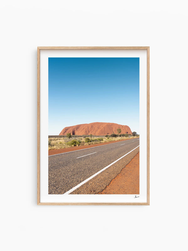 Uluru Road 03 - Wall Art Print - Australia Unseen