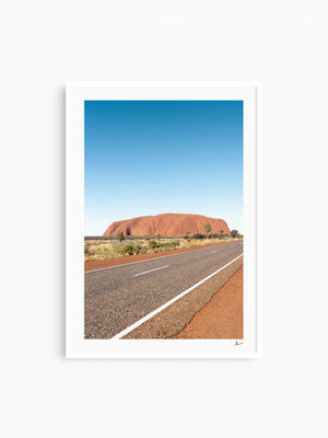 Uluru Road 03 - Wall Art Print - Australia Unseen