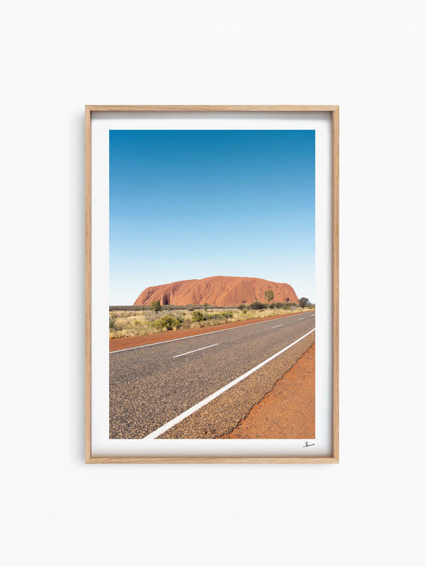Uluru Road 03 - Wall Art Print - Australia Unseen