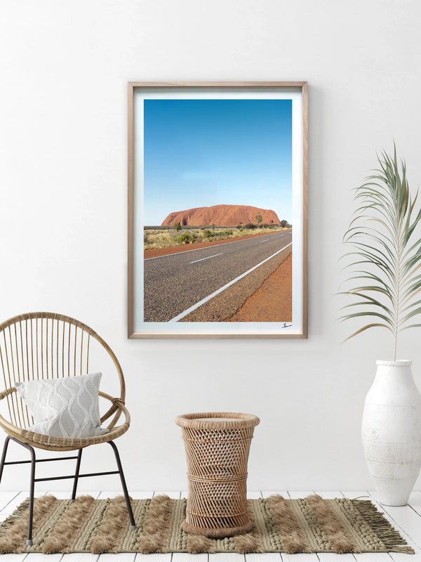 Uluru Road 03 - Wall Art Print - Australia Unseen