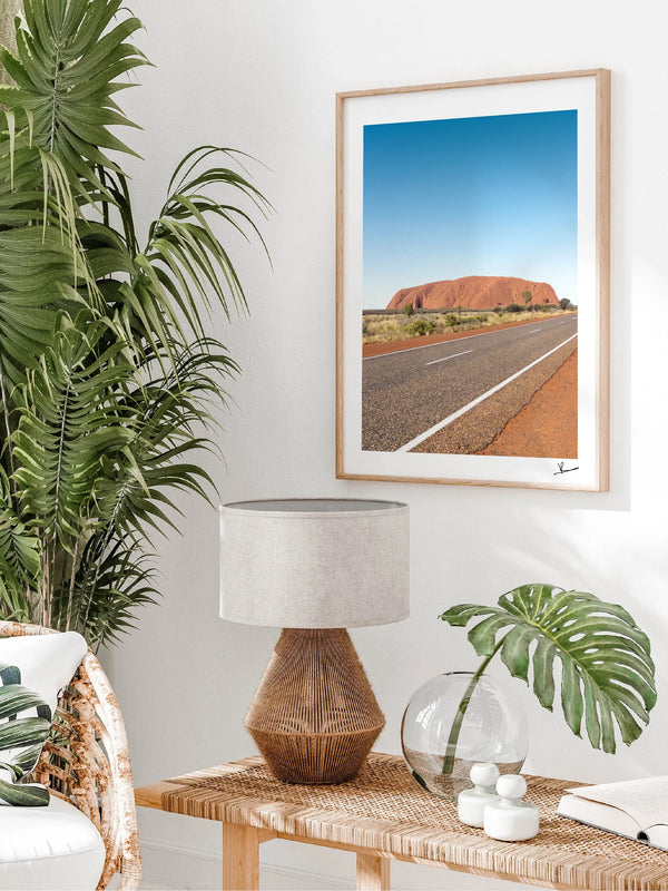 Uluru Road 03 - Wall Art Print - Australia Unseen