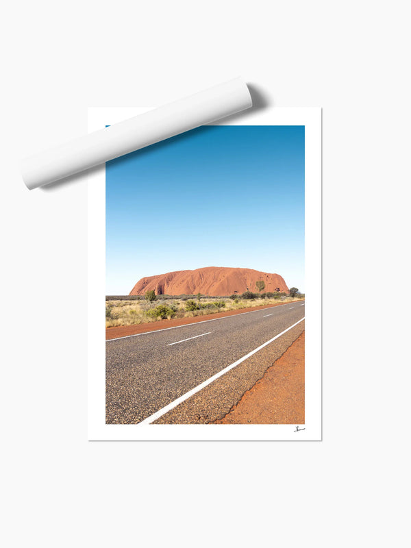 Uluru Road 03 - Wall Art Print - Australia Unseen