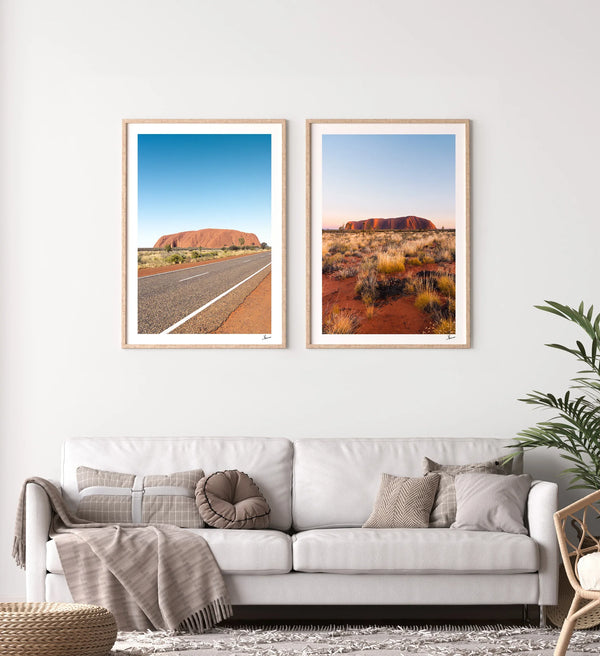 Uluru Road 03 - Wall Art Print - Australia Unseen