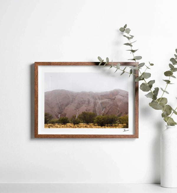 Uluru Waterfalls 01 - Wall Art Print - Australia Unseen