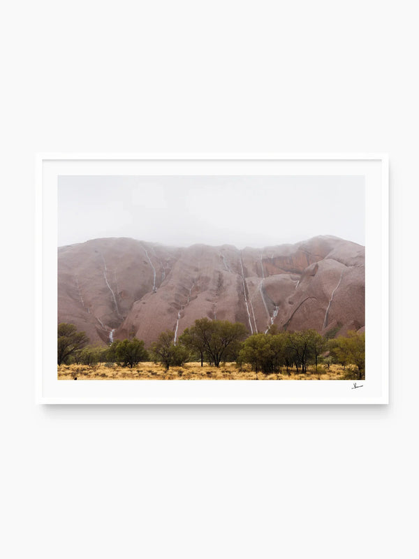 Uluru Waterfalls 01 - Wall Art Print - Australia Unseen