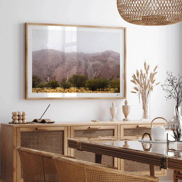 Uluru Waterfalls 01 - Wall Art Print - Australia Unseen