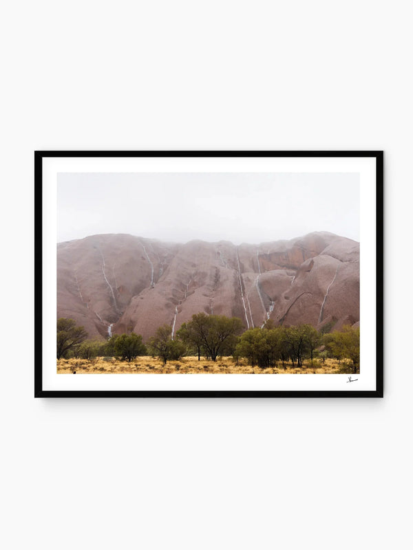 Uluru Waterfalls 01 - Wall Art Print - Australia Unseen