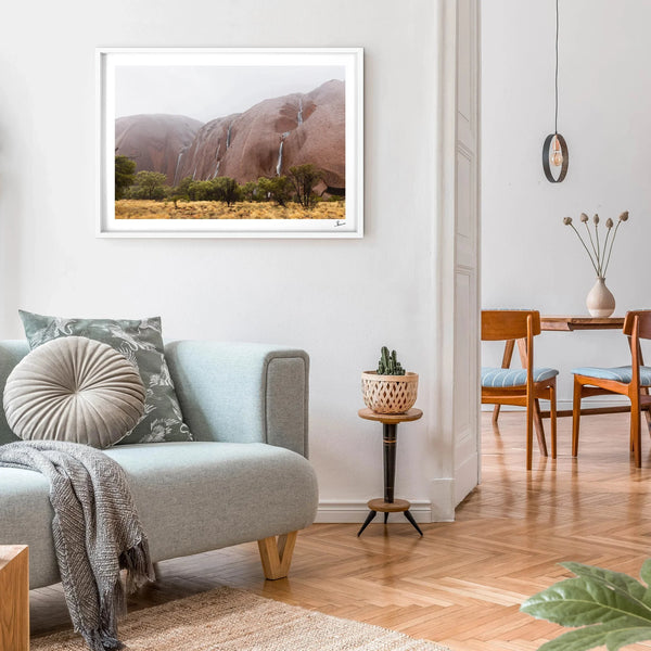 Uluru Waterfalls 02 - Wall Art Print - Australia Unseen