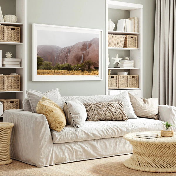 Uluru Waterfalls 02 - Wall Art Print - Australia Unseen