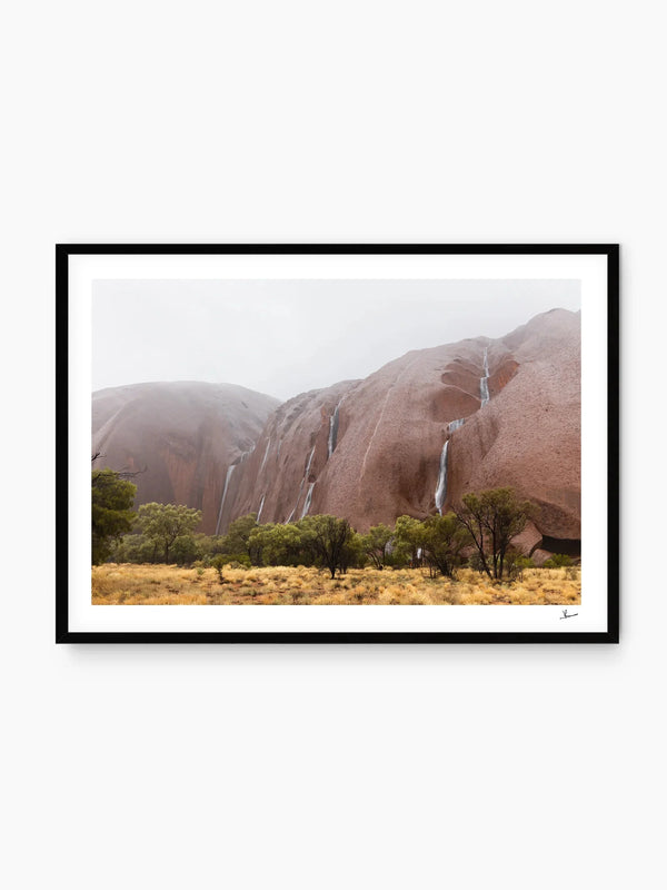 Uluru Waterfalls 02 - Wall Art Print - Australia Unseen