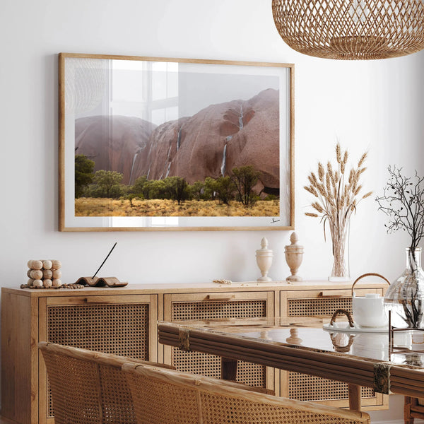 Uluru Waterfalls 02 - Wall Art Print - Australia Unseen