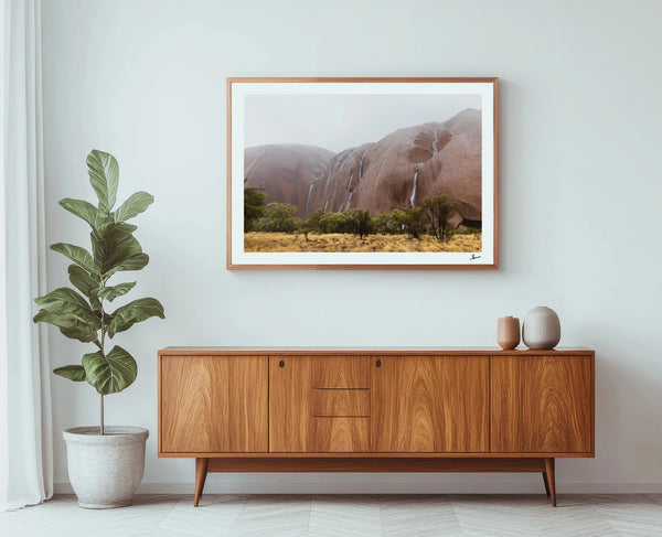Uluru Waterfalls 02 - Wall Art Print - Australia Unseen