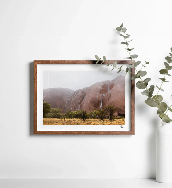 Uluru Waterfalls 02 - Wall Art Print - Australia Unseen