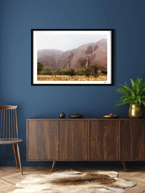 Uluru Waterfalls 02 - Wall Art Print - Australia Unseen