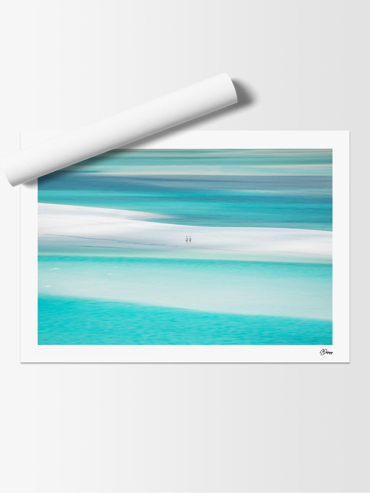 Wanderers – Hill Inlet – Whitsundays Wall Art Print - Australia Unseen