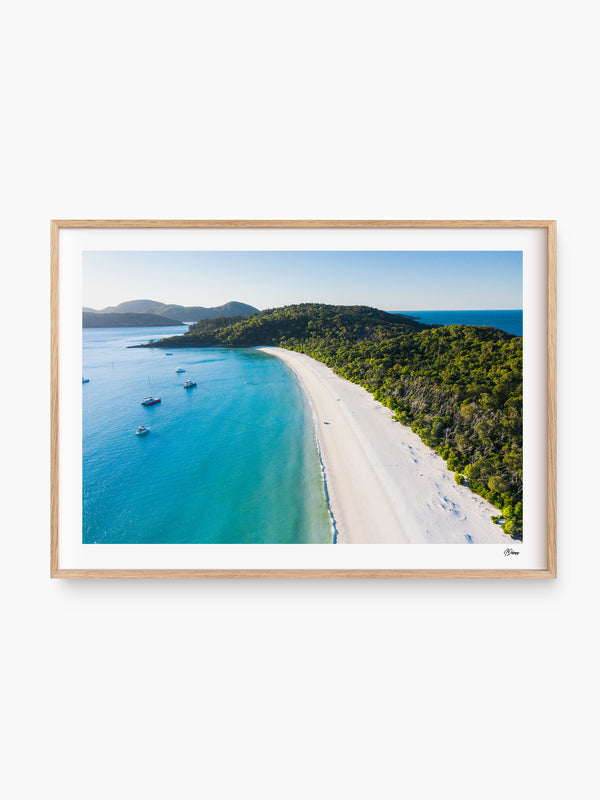 Whitehaven Glow - Whitsundays Wall Art Print - Australia Unseen