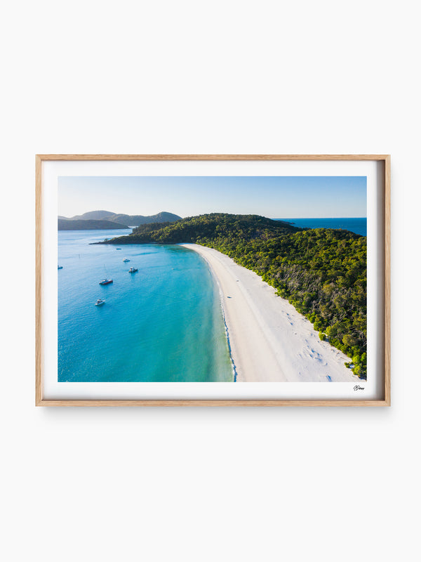 Whitehaven Glow - Whitsundays Wall Art Print - Australia Unseen