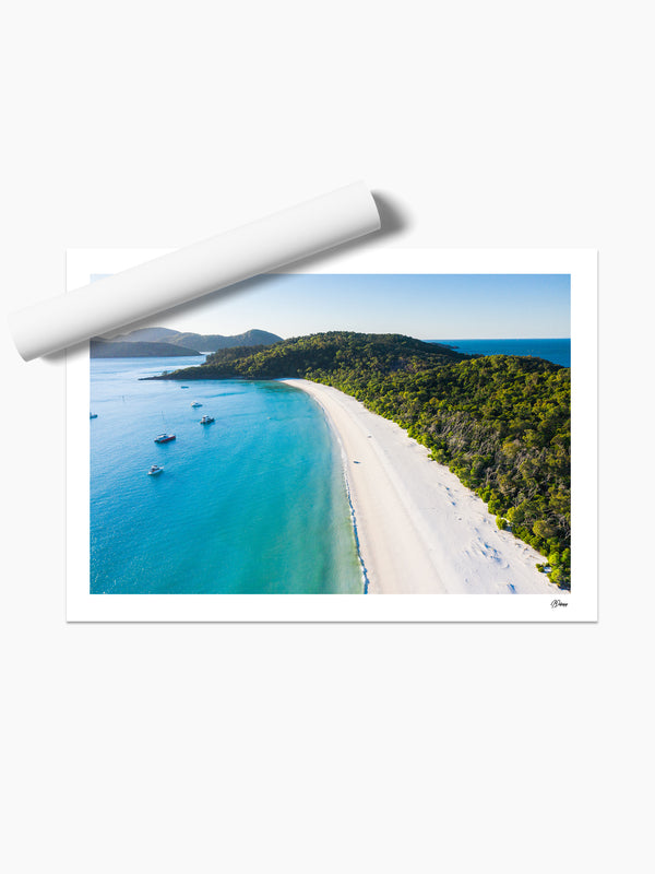 Whitehaven Glow - Whitsundays Wall Art Print - Australia Unseen